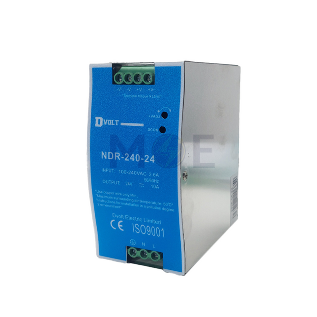 Dvolt Din Rail Power Supply Unit AC to DC 24V 240W 10A | NDR-240-24 باور سبلاي على سكة