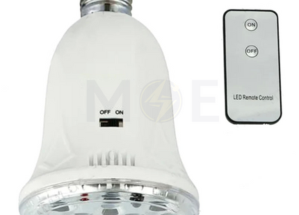 JTC Rechargeable LED Lamp with Remote Control 12LED E27 | JL-T5121R
