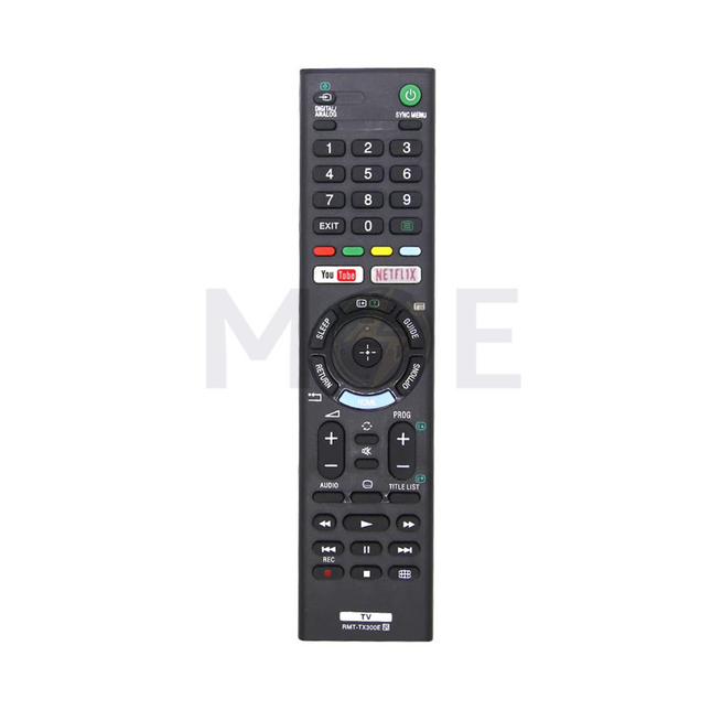 Universal TV Remote For Sony Smart LCD TV  RMT-TX300P ريموت تلفزيون سمارت سوني