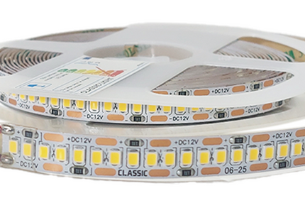ClassicLight Tokyo IP20 LED Strip Light CoolWhite 4000K 24W/mt 10mm 12V 2835 240Led R5mt | CL-12V240ANW بكرة ستريب لد كول وايت