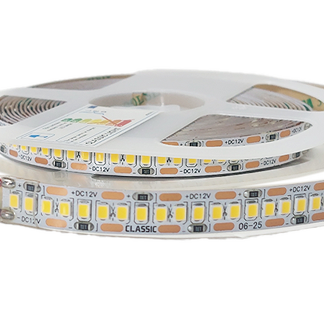 ClassicLight Tokyo IP20 LED Strip Light CoolWhite 4000K 24W/mt 10mm 12V 2835 240Led R5mt | CL-12V240ANW بكرة ستريب لد كول وايت