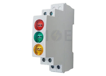 Kinee Modular Signal Lamp Red Yellow Green 1module | KNM9-3 دجنتور اشارة احمر اصفر اخضر