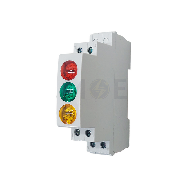 Kinee Modular Signal Lamp Red Yellow Green 1module | KNM9-3 دجنتور اشارة احمر اصفر اخضر