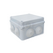 MH IP65 Surface Distribution Mounting Box Square with Cable Gland 7Holes 10x10cm علبة مربعة ظاهرة مع جوان