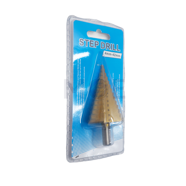 HSS Metal Titanium Step Drill Bit 4-42mm خراقةقوارة حديد بلبل