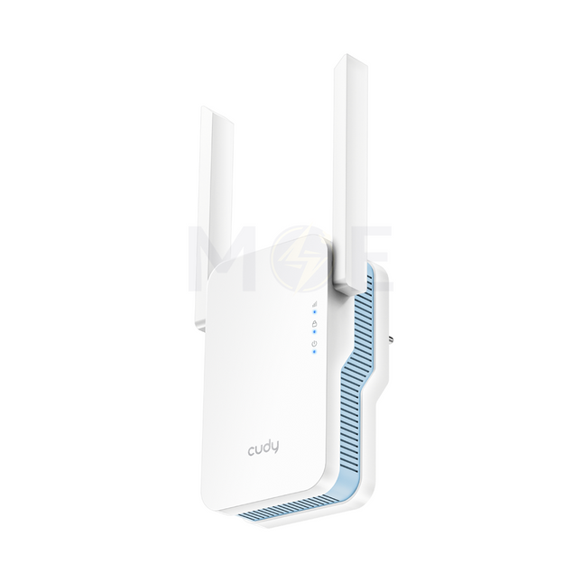 Cudy AC1200 Mesh Dual Band Wi-Fi Range Extender 2.4 GHz 300Mbps + 5 GHz 867Mbps | RE1200 ربيتر