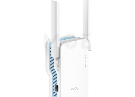 Cudy AC1200 Mesh Dual Band Wi-Fi Range Extender 2.4 GHz 300Mbps + 5 GHz 867Mbps | RE1200 ربيتر