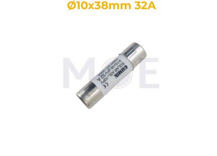 Oumik Ceramic Tube Fuse 10x38mm 32A 1000V DC 20KA gPV | ASL-10PV فيوز بورسلين