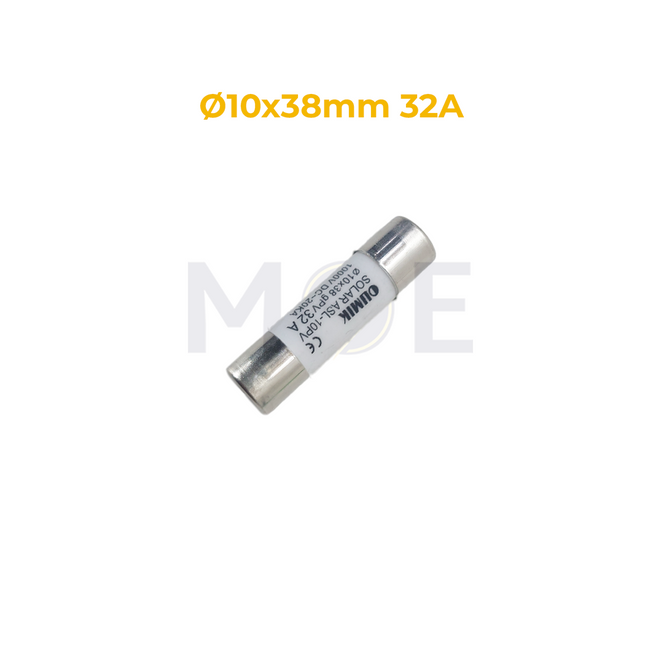 Oumik Ceramic Tube Fuse 10x38mm 32A 1000V DC 20KA gPV | ASL-10PV فيوز بورسلين