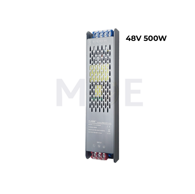 Classic Light Shark Power Supply Unit Slim AC to DC 48V 500W 10.4A | CL-LS50048 باور سبلاي رفيع