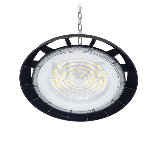 Classic Light Helios IP65 UFO SMD LED High Bay Pendant Light Black Daylight, Warmwhite, Coolwhite 150W | CL-HH150CT تنزيلة هاي باي لد اسود دايلايت، ورم وايت، كول وايت