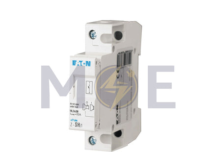 EATON Din Fuse Holder 10.3x38mm 32A 230VAC 1P 1module | Z-SH/1 | دجنتور بيت فيوز مفرد - حامل فيوز على سكة دين - قاعدة فيوز