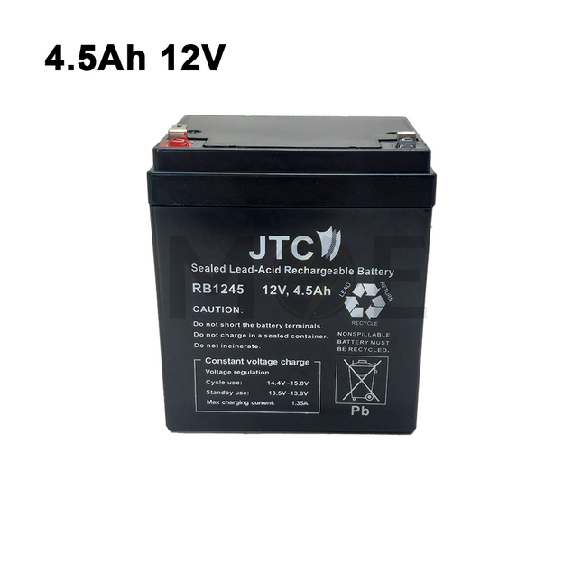 JTC Sealed Lead Acid Battery 4.5Ah 12V | RB1245 بطارية