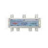 VSAT F-Type Coaxial Signal Splitter for CATV, Satellite, Antenna 6-Way | 2776S 610