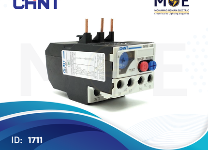 Chint Thermal Relay For Cont. NR2-25G 0.63-1A | ترميك للكونتكتور
