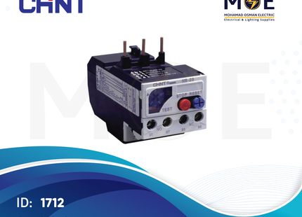 Chint Thermal Relay For Cont. NR2-25G 1.25-2A | ترميك للكونتكتور