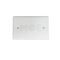 Scame Box Cover Magic 3mod. 118x77x6mm | 180.692 غطاء علبة ماجيك مثلثة