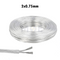 Speaker Cable Audio Video AV High Performance Transparent 2x0.75mm | NYMHY كابل مبروم سبيكر شفاف