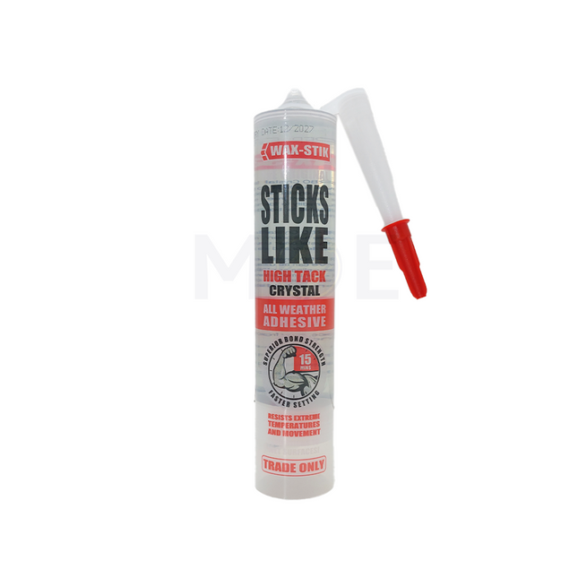 Sticks Like High Tack Instant Grab Adhesive Sealant Tube Crystal Transparent 290ml اصبع تلزيق هاي تاك شفاف