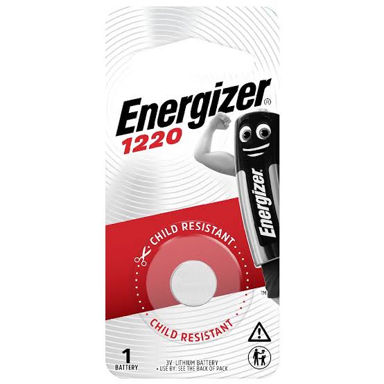 Energizer Battery Button/Coin Cell Lithium CR1220 3V | CR1220 بطارية ساعة مدورة صغيرة