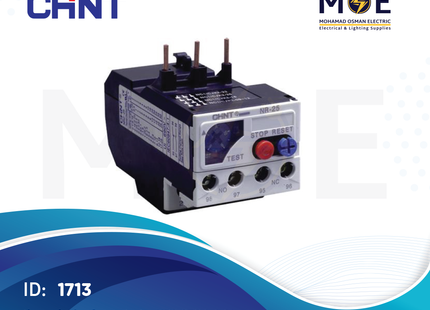 Chint Thermal Relay For Cont. NR2-25G 1-1.6A | ترميك للكونتكتور