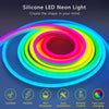 Smart RGB IC LED Strip Light 5m 12V IP67 Silicone with Bluetooth App & Remote Control بكرة ستريب لد سيليكون ملون مع ريموت كونترول