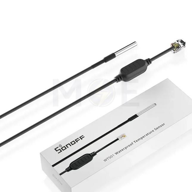 SONOFF eWeLink Waterproof Temperature Sensor Stainless Steel Probe -40°C to +115°C RJ9 4P4C 1.5m | WTS01