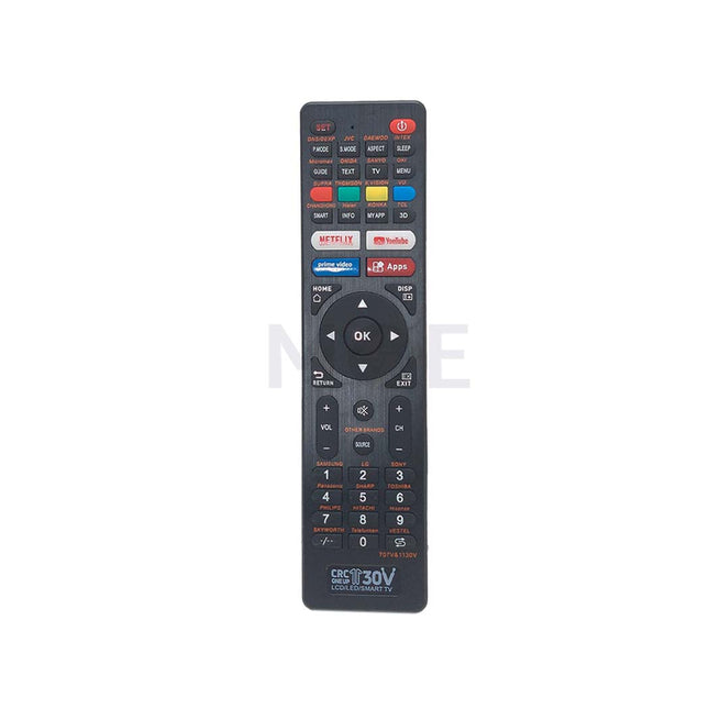 Smash Universal TV Remote Control for LCD/LED Smart TVs with Netflix & YouTube Buttons | CRC-1130V ريموت تلفزيون يونيفرسال