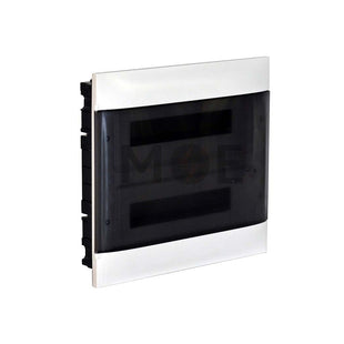 Legrand IP40 Plastic Flush Distribution Board Smoked Door (432×381×72mm) 2Rx18mod. 36module | 137017  تابلو بلاستيك مخفي ابيض غطا مفيم