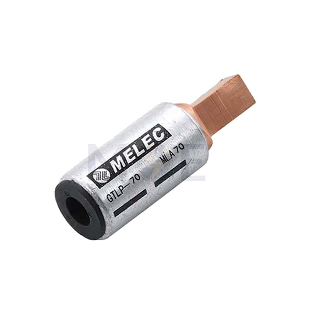 Melec GTLP Non-Insulated Bimetal Aluminium Copper Pin Terminal 70mm² MLA70  GTLP-70 كوس كبس المنيوم مسمار راس نحاس
