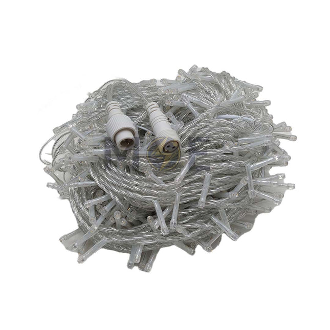 LED Mini Christmas String light Waterproof WarmWhite 500L50mt 220V | 50MW-500L حبل لد زينة مطري شفاف ضو ورم وايت