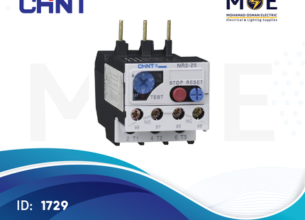 Chint Thermal Relay For Cont. NR2-25G 5.5-8A | ترميك للكونتكتور