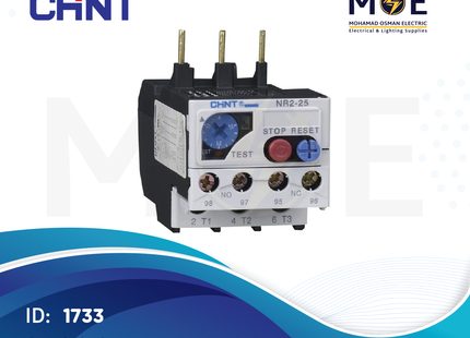Chint Thermal Relay For Cont. NR2-25G 1.6-2.5A | ترميك للكونتكتور