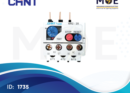 Chint Thermal Relay For Cont. NR2-25G 7-10A | ترميك للكونتكتور