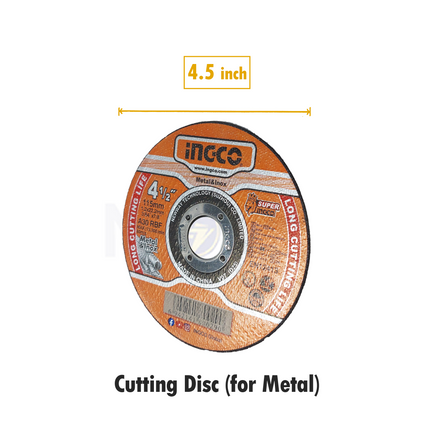 INGCO Abrasive Metal Cutting Disc 115x1.2x22.2mm | MCD1211525