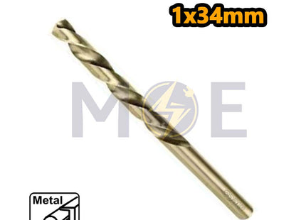 INGCO HSS Metal Drill Bit 1mm (TL:34mm , WL:12mm) | DBT1100103