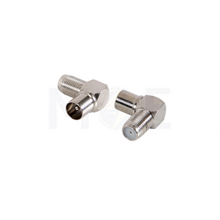 Coaxial Adapter F-Type Female To PAL Male Angle | TV-804