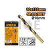 INGCO HSS Metal Drill Bit 10mm (TL:133mm , WL:87mm) | DBT1101003