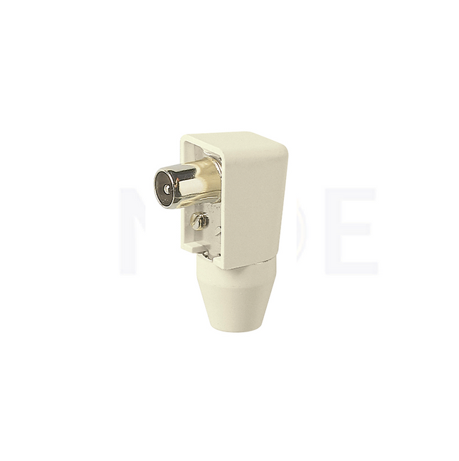 VIMAR Coaxial connector  coaxial TV Plug male angle ivory 9.5mm  01631
