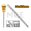 INGCO Industrial SDS Plus Concrete Drill Bit 24mm (TL:450mm , WL:350mm) | DBH1212404