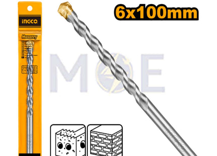 INGCO Industrial Concrete Drill Bit 6mm (TL:100mm , WL:60mm) | DBM111061