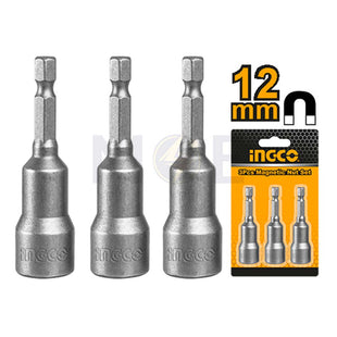 INGCO Magnetic Nut Set 3PCS 12mm TOT HEX | AMN1231