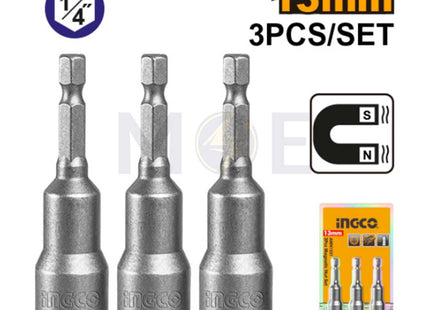 INGCO Magnetic Nut Set 3PCS 13mm TOT HEX | AMN1331
