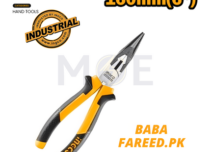 INGCO Industrial Long Nose Plier 6inch | HLNP28168
