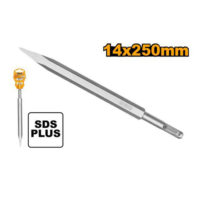 INGCO SDS Plus Pointed Chisel 14x250mm | DBC0112501