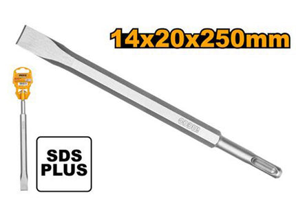 INGCO SDS Plus Flat Chisel 14x250x20mm | DBC0122501