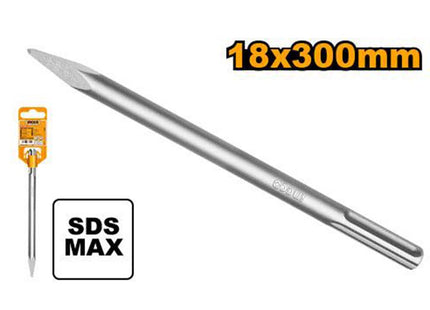 INGCO SDS Max Pointed Chisel 18x300mm | DBC0212801