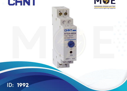 Chint Timer Relay Din NTE8 120B 220V AC | 153404 | تايمر سكة