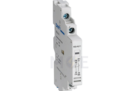 Chint Auxiliary For Motor Starter NS2-AU11 1NO+1NC FOR NS2-80B | TE0100 | مساعد دجنتور حراري - اكزليير