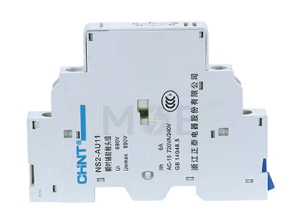 Chint Auxiliary For Motor Starter NS2-AU11 1NO+1NC FOR NS2-80B | TE0100 | مساعد دجنتور حراري - اكزليير